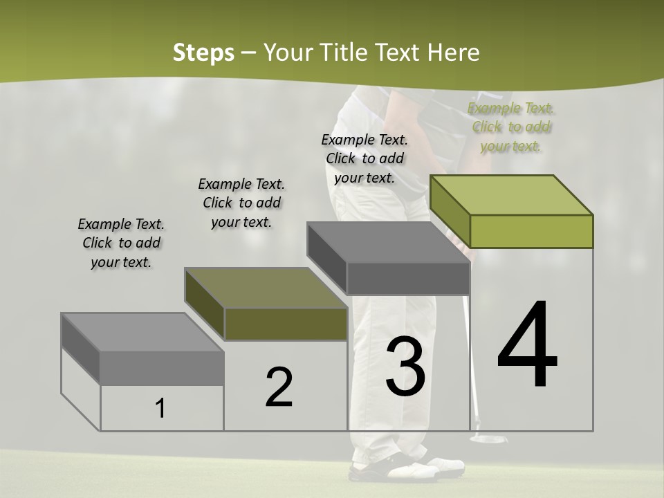 Play Outside Golfing PowerPoint Template