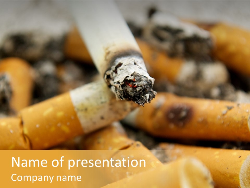 Addictive Dirty Die PowerPoint Template