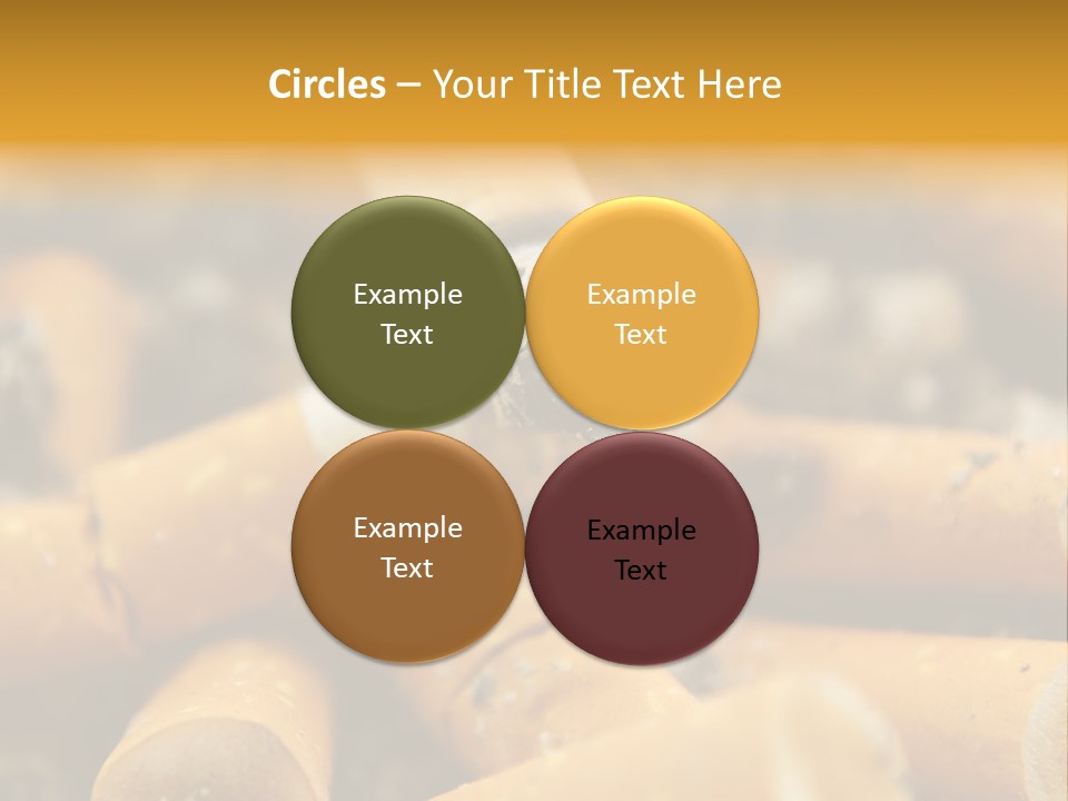 Addictive Dirty Die PowerPoint Template
