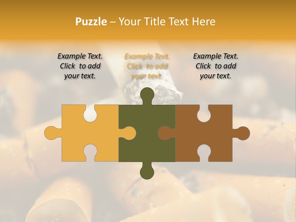 Addictive Dirty Die PowerPoint Template