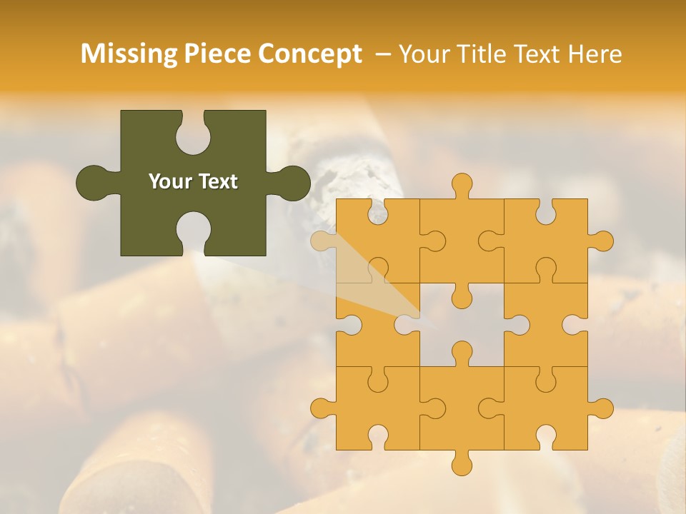 Addictive Dirty Die PowerPoint Template