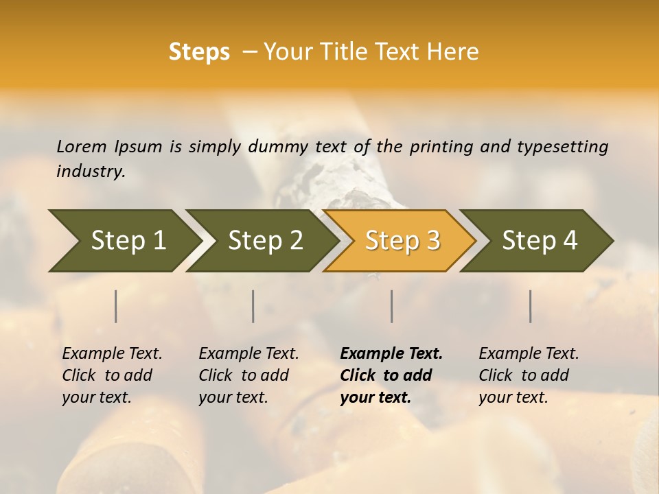 Addictive Dirty Die PowerPoint Template
