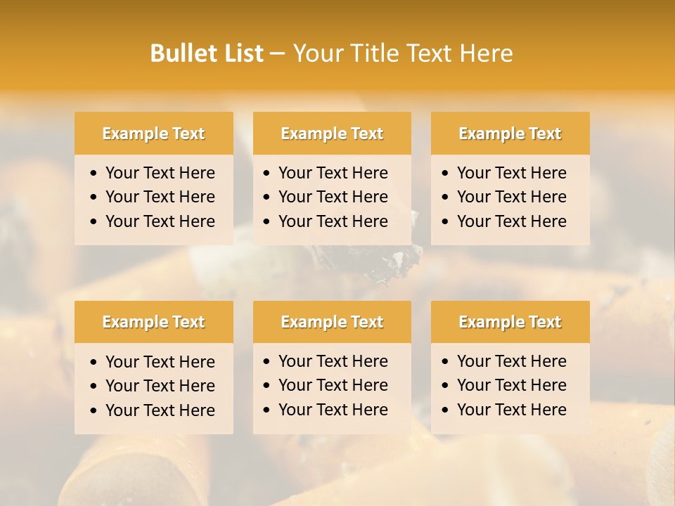 Addictive Dirty Die PowerPoint Template