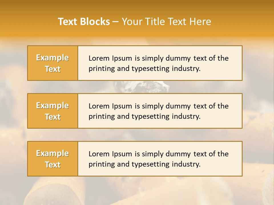 Addictive Dirty Die PowerPoint Template