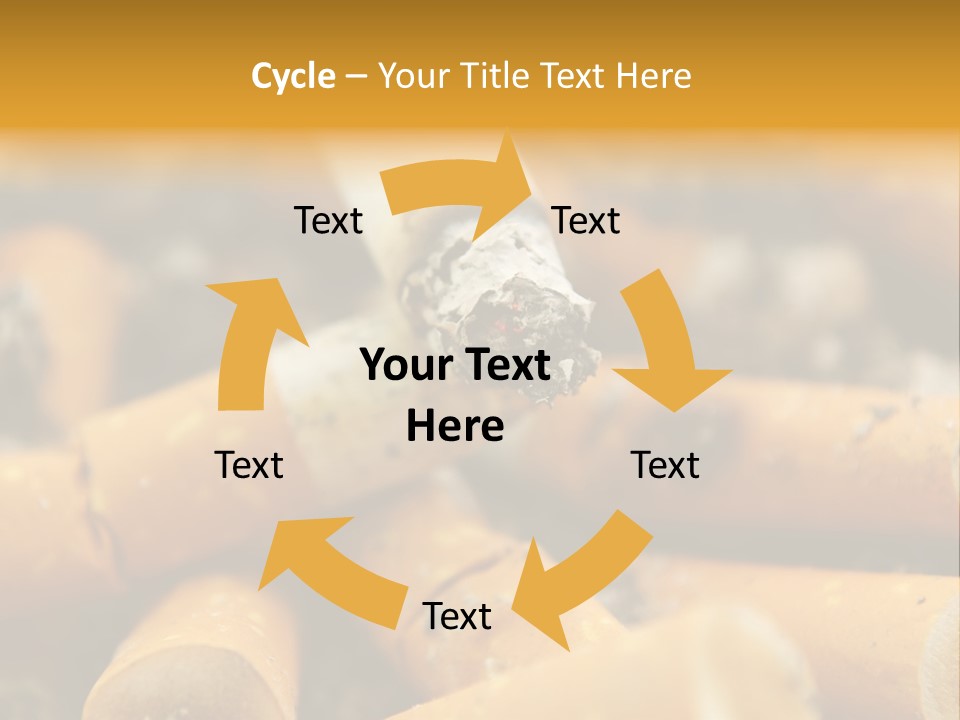 Addictive Dirty Die PowerPoint Template