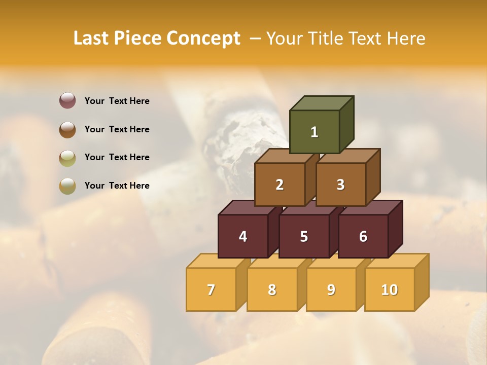 Addictive Dirty Die PowerPoint Template