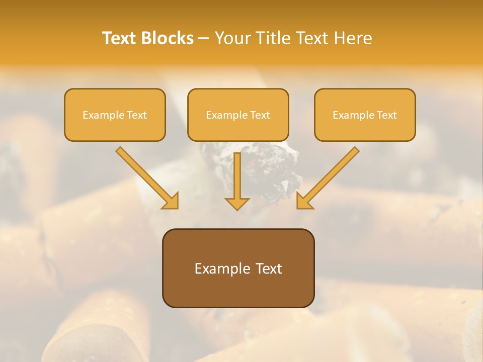 Addictive Dirty Die PowerPoint Template