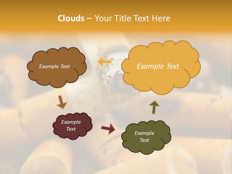 Addictive Dirty Die PowerPoint Template
