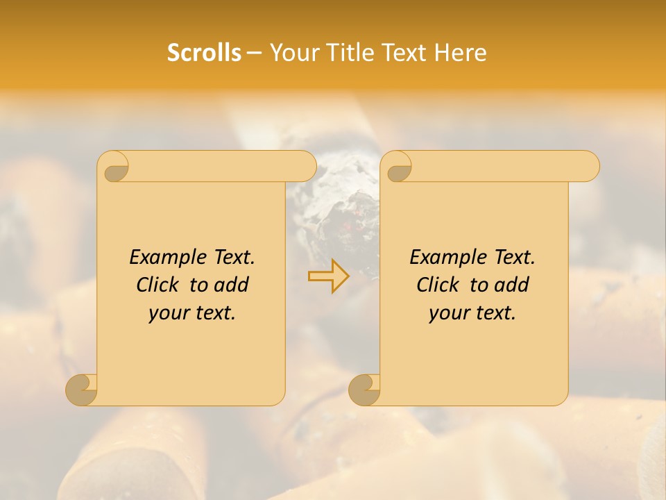Addictive Dirty Die PowerPoint Template