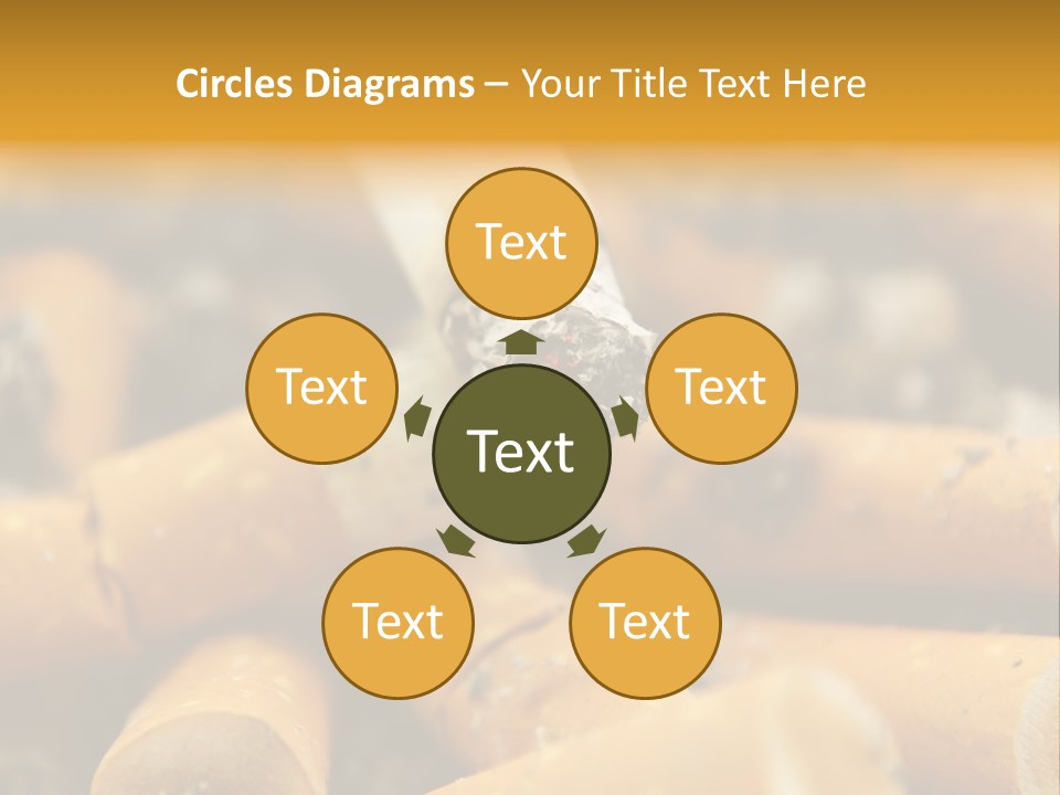 Addictive Dirty Die PowerPoint Template
