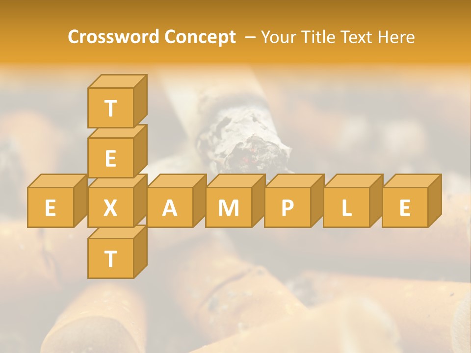 Addictive Dirty Die PowerPoint Template