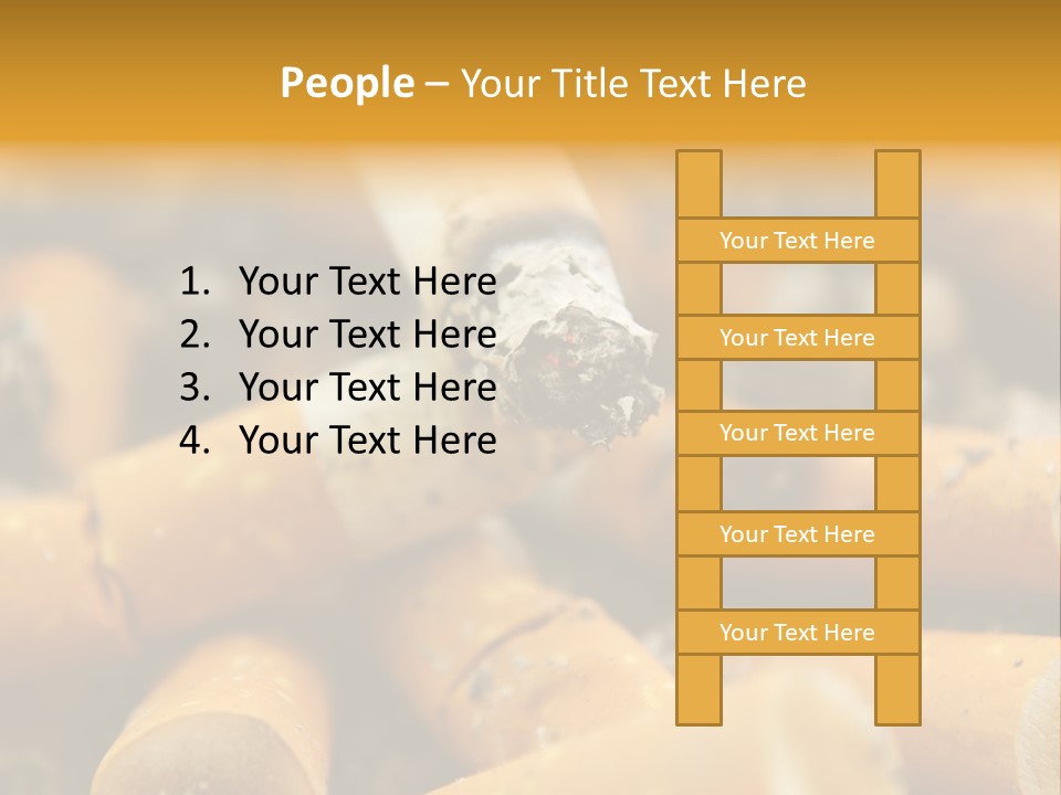 Addictive Dirty Die PowerPoint Template