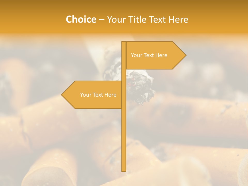 Addictive Dirty Die PowerPoint Template