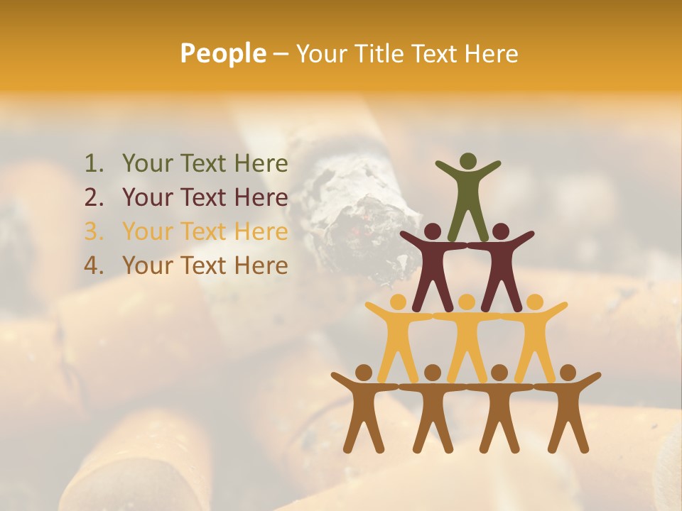 Addictive Dirty Die PowerPoint Template