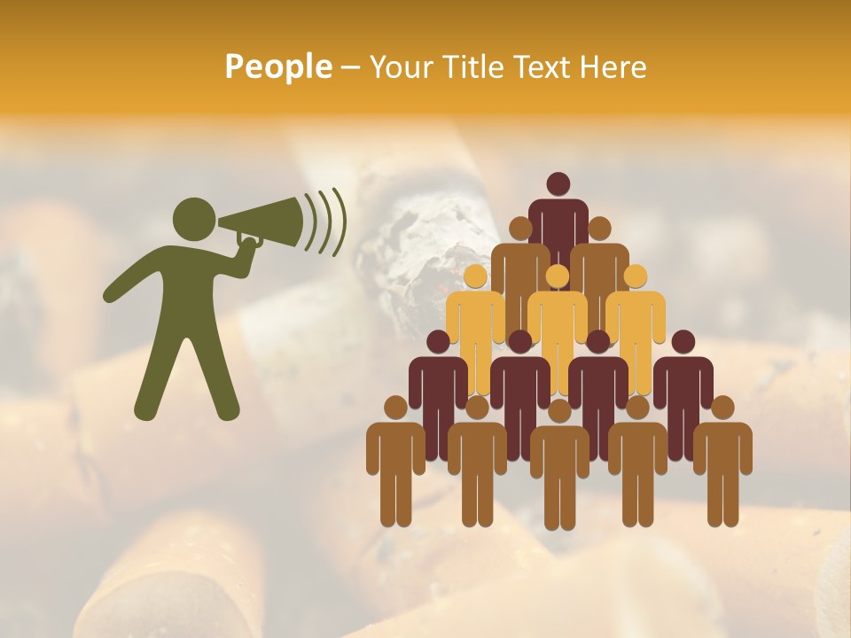 Addictive Dirty Die PowerPoint Template