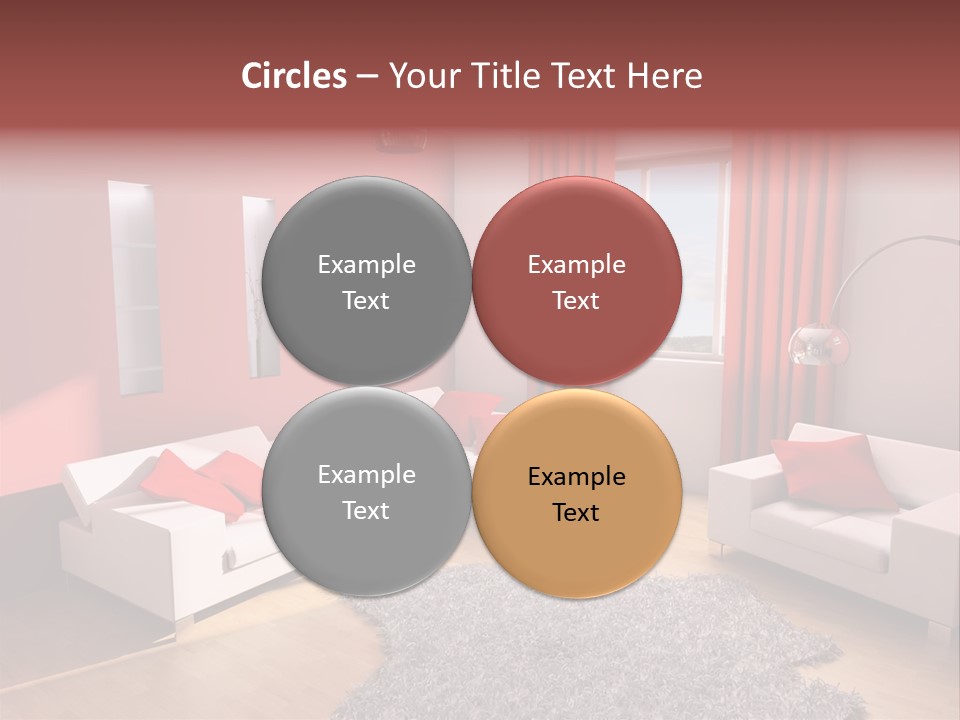 Wealth Pillows Life PowerPoint Template