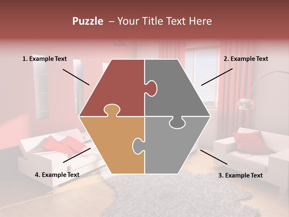 Wealth Pillows Life PowerPoint Template