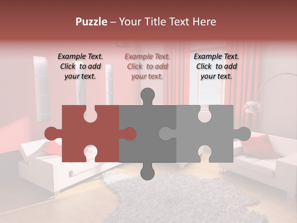 Wealth Pillows Life PowerPoint Template