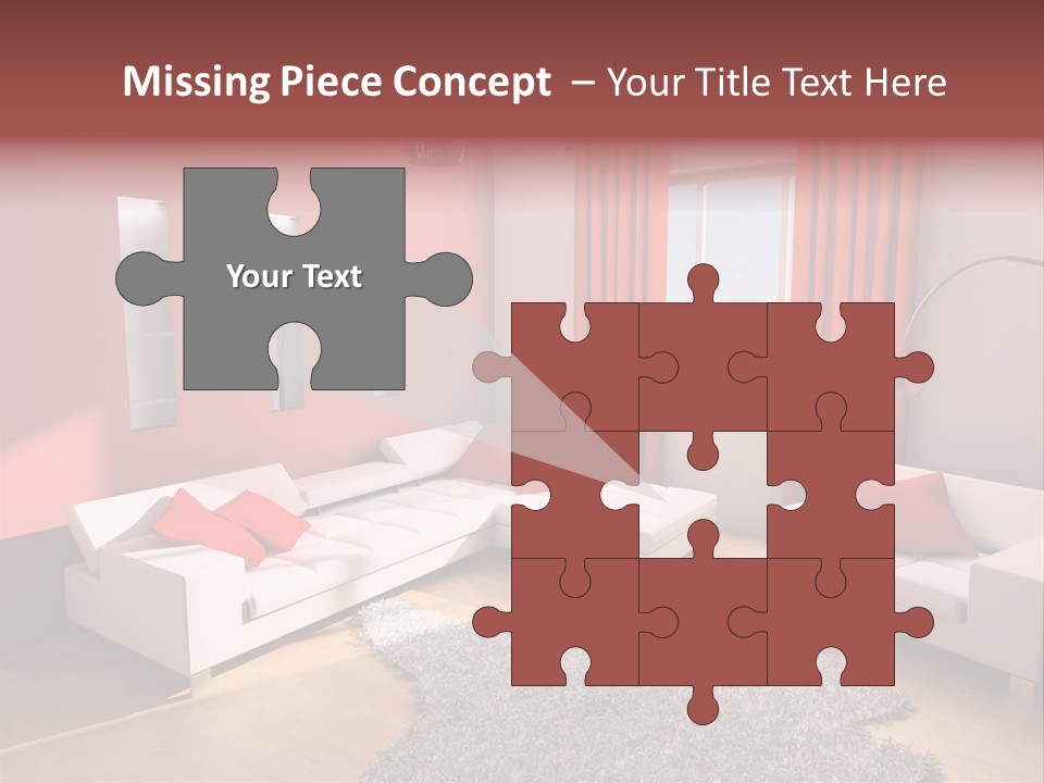 Wealth Pillows Life PowerPoint Template