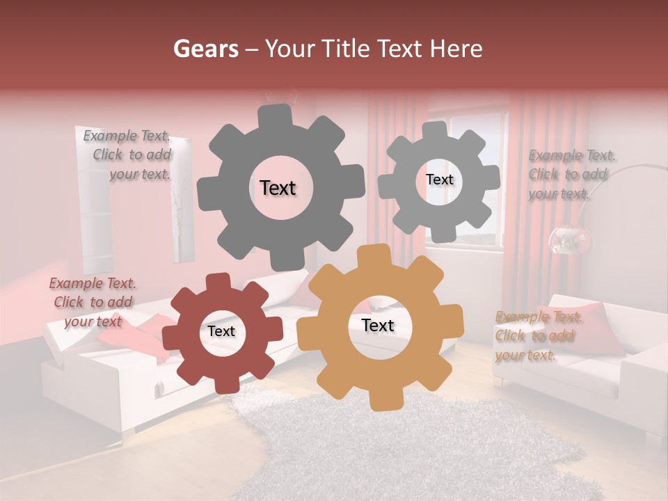 Wealth Pillows Life PowerPoint Template