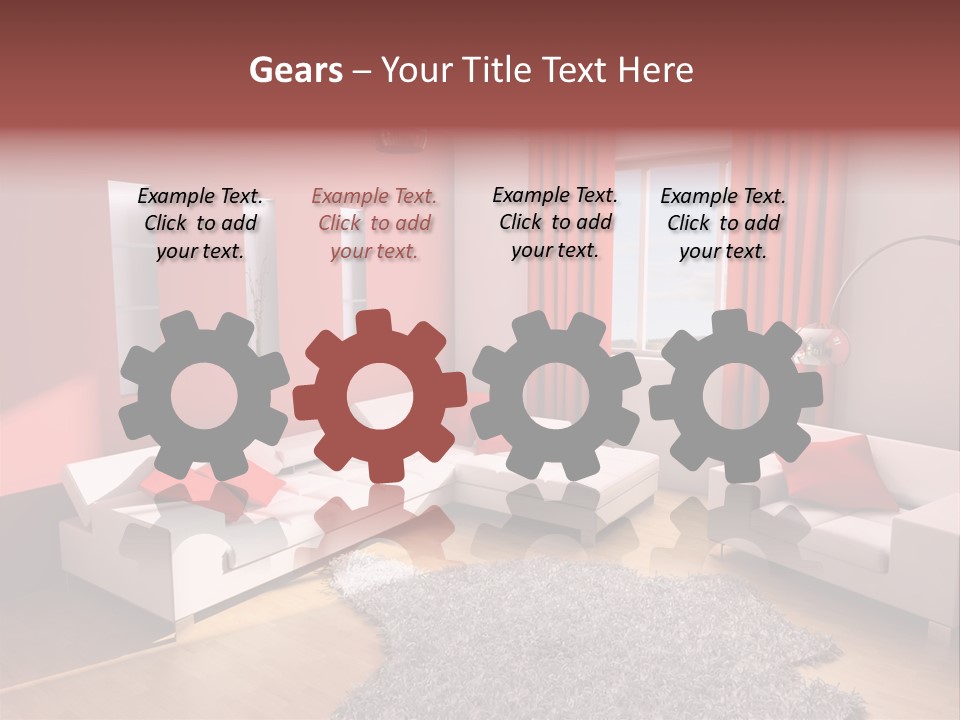 Wealth Pillows Life PowerPoint Template