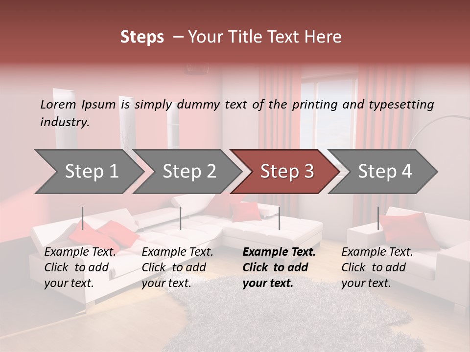 Wealth Pillows Life PowerPoint Template