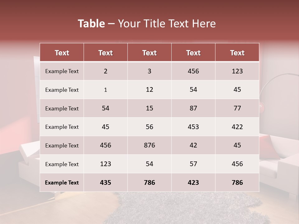 Wealth Pillows Life PowerPoint Template