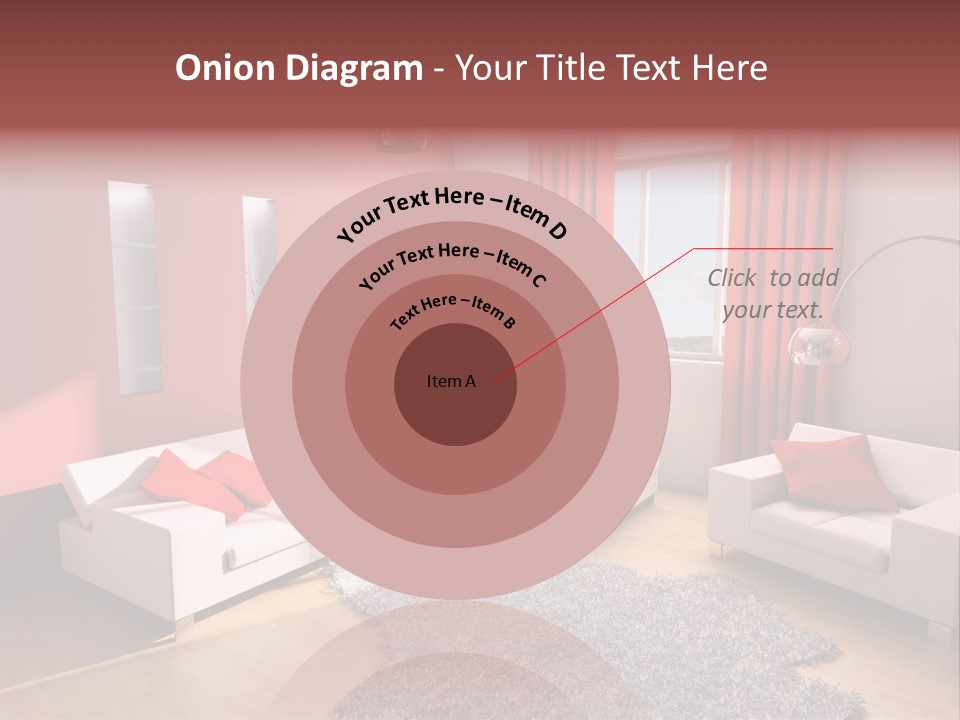 Wealth Pillows Life PowerPoint Template