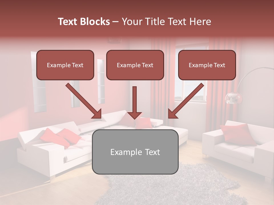 Wealth Pillows Life PowerPoint Template