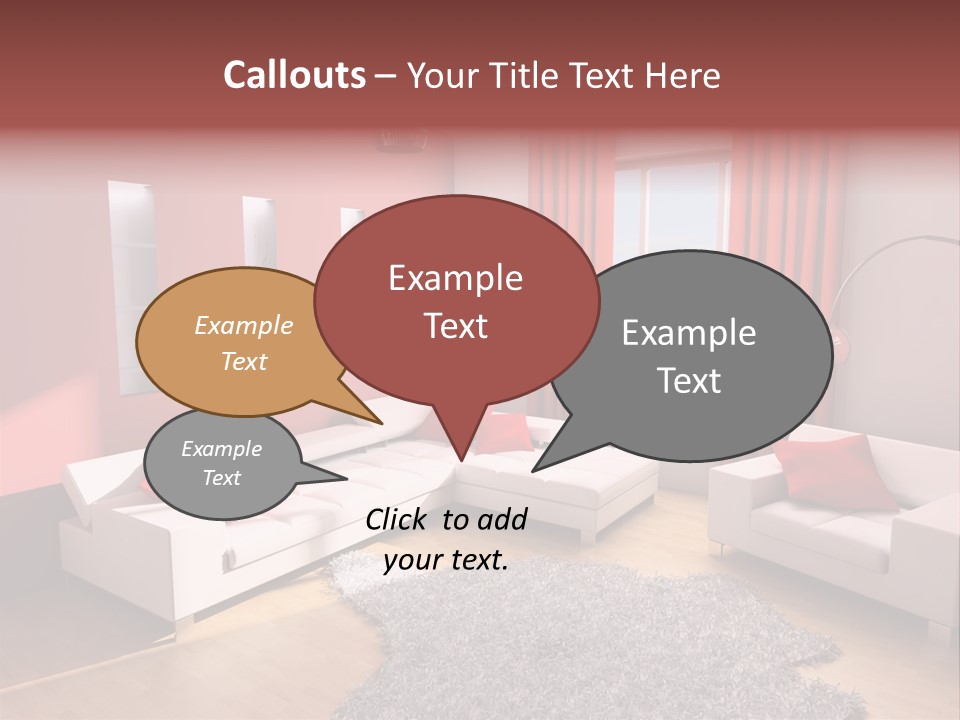 Wealth Pillows Life PowerPoint Template