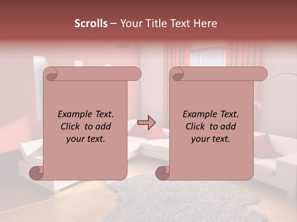 Wealth Pillows Life PowerPoint Template