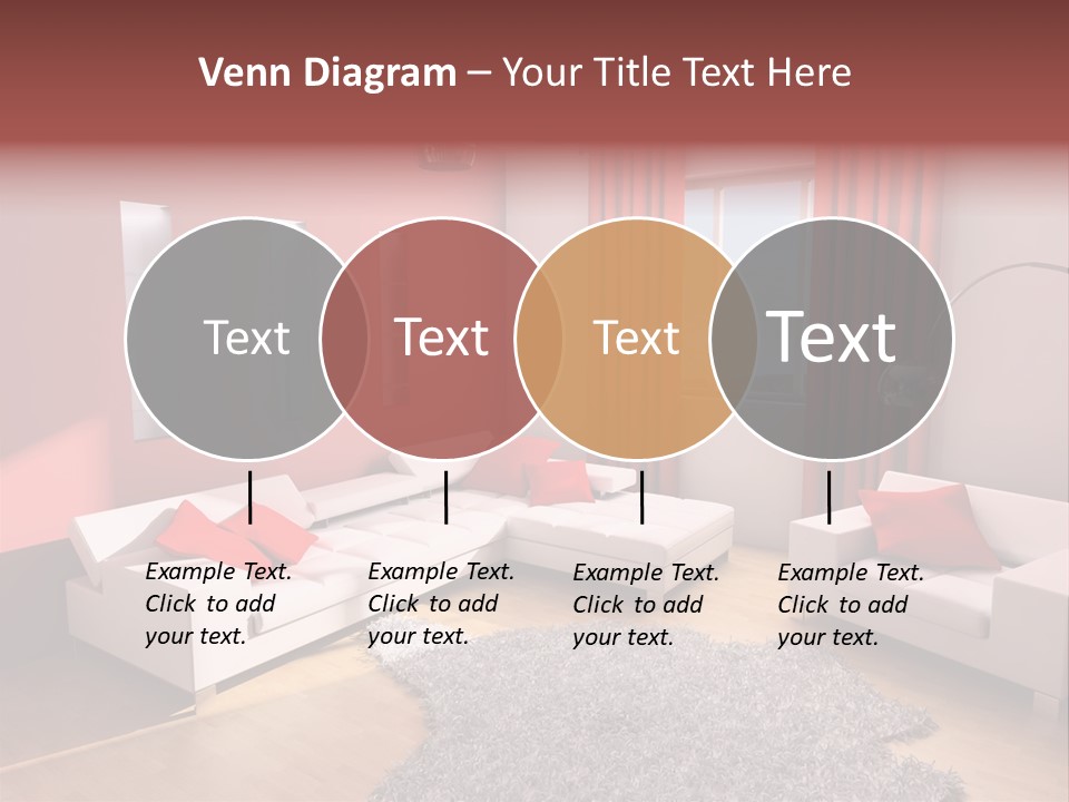 Wealth Pillows Life PowerPoint Template