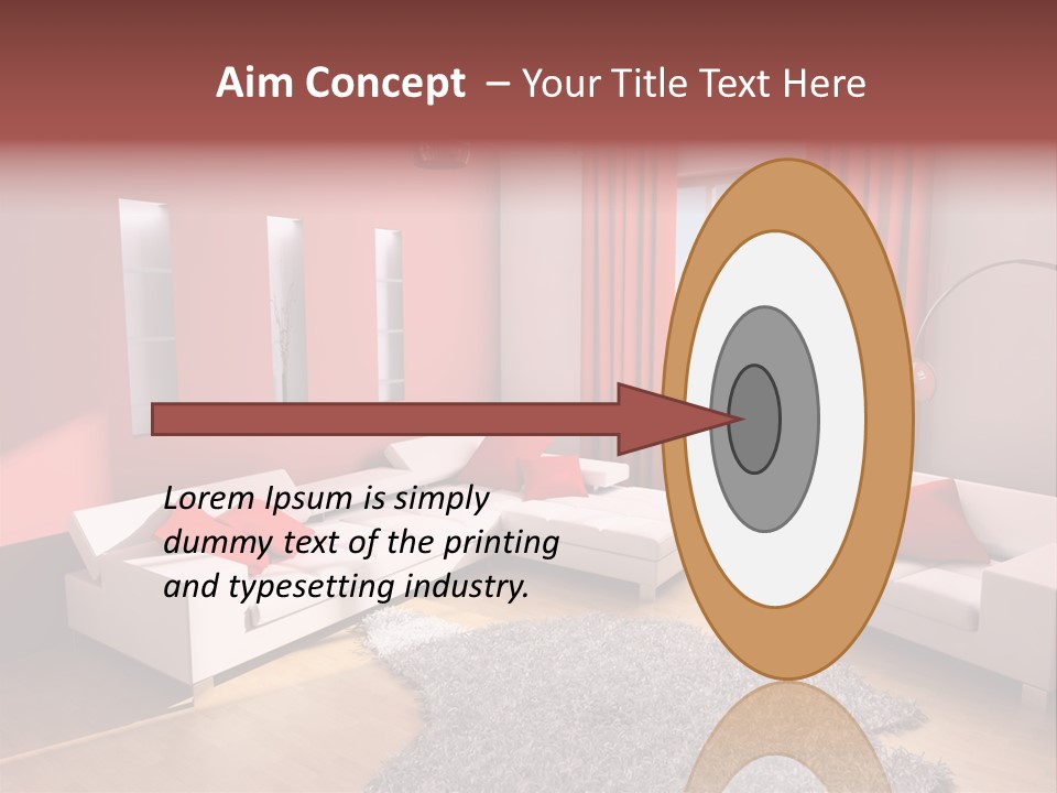 Wealth Pillows Life PowerPoint Template