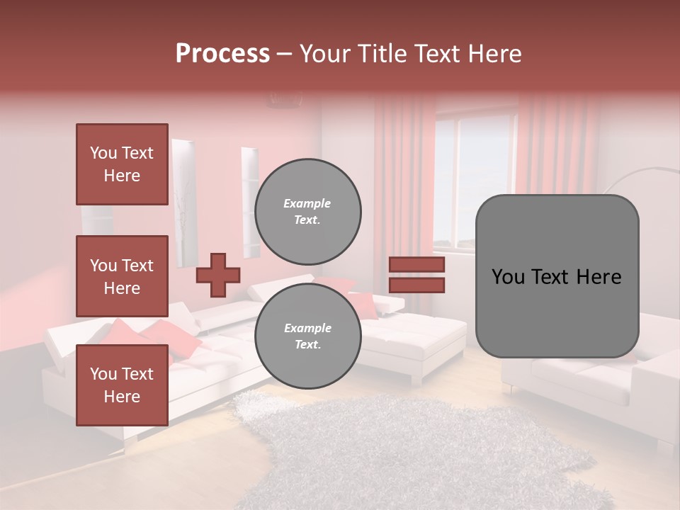 Wealth Pillows Life PowerPoint Template
