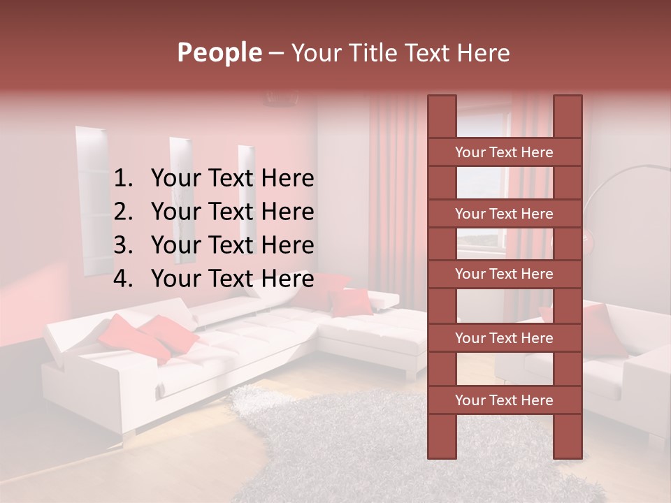 Wealth Pillows Life PowerPoint Template