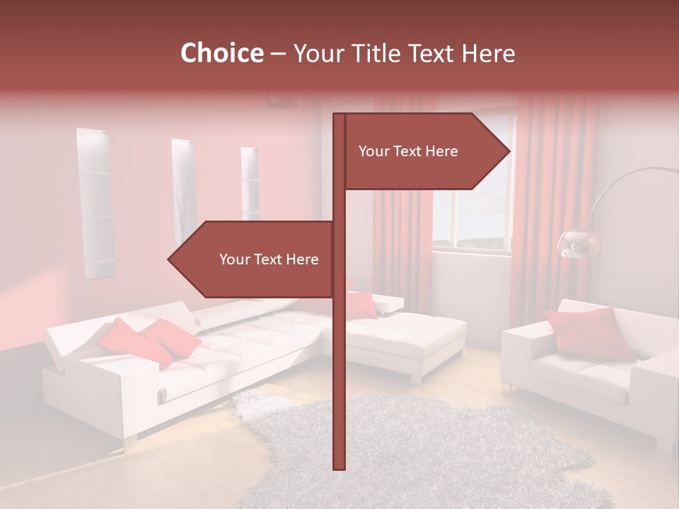 Wealth Pillows Life PowerPoint Template