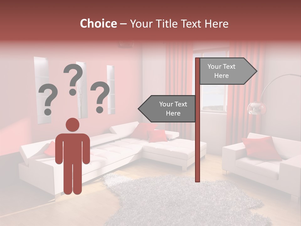 Wealth Pillows Life PowerPoint Template