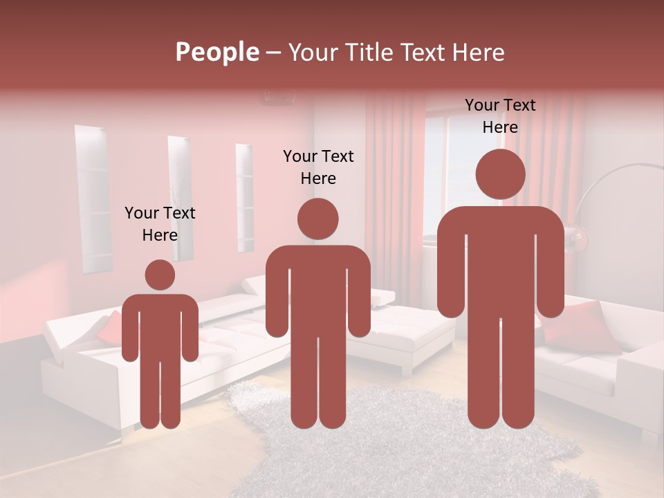 Wealth Pillows Life PowerPoint Template