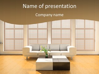 Room Life Elegance PowerPoint Template