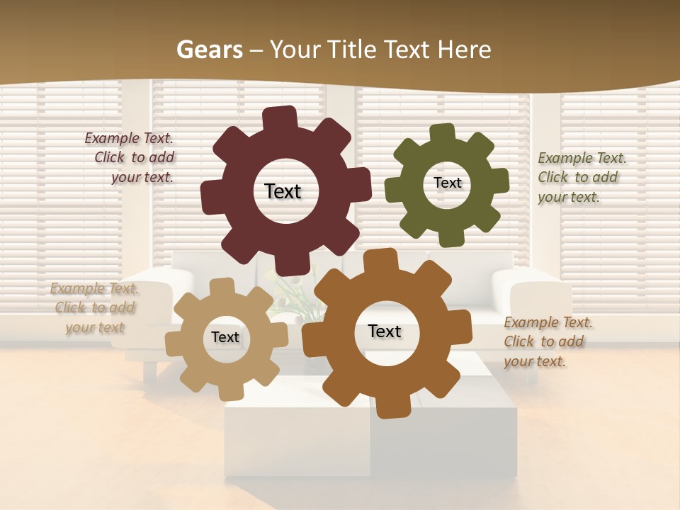 Room Life Elegance PowerPoint Template