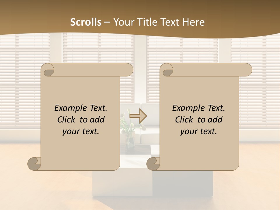 Room Life Elegance PowerPoint Template