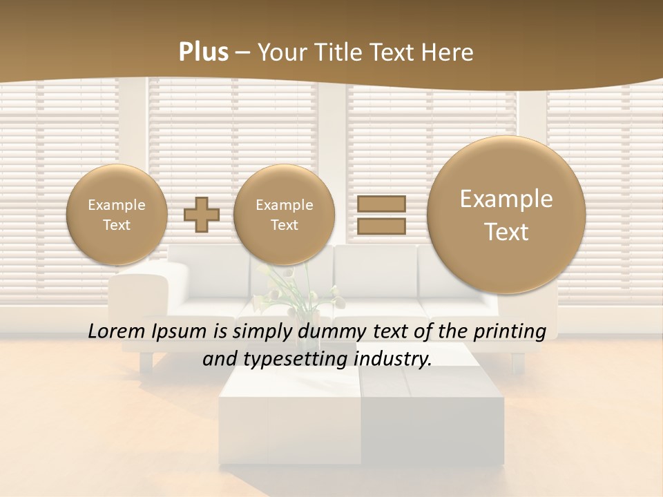 Room Life Elegance PowerPoint Template