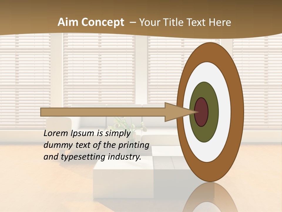 Room Life Elegance PowerPoint Template