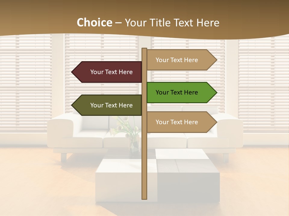Room Life Elegance PowerPoint Template