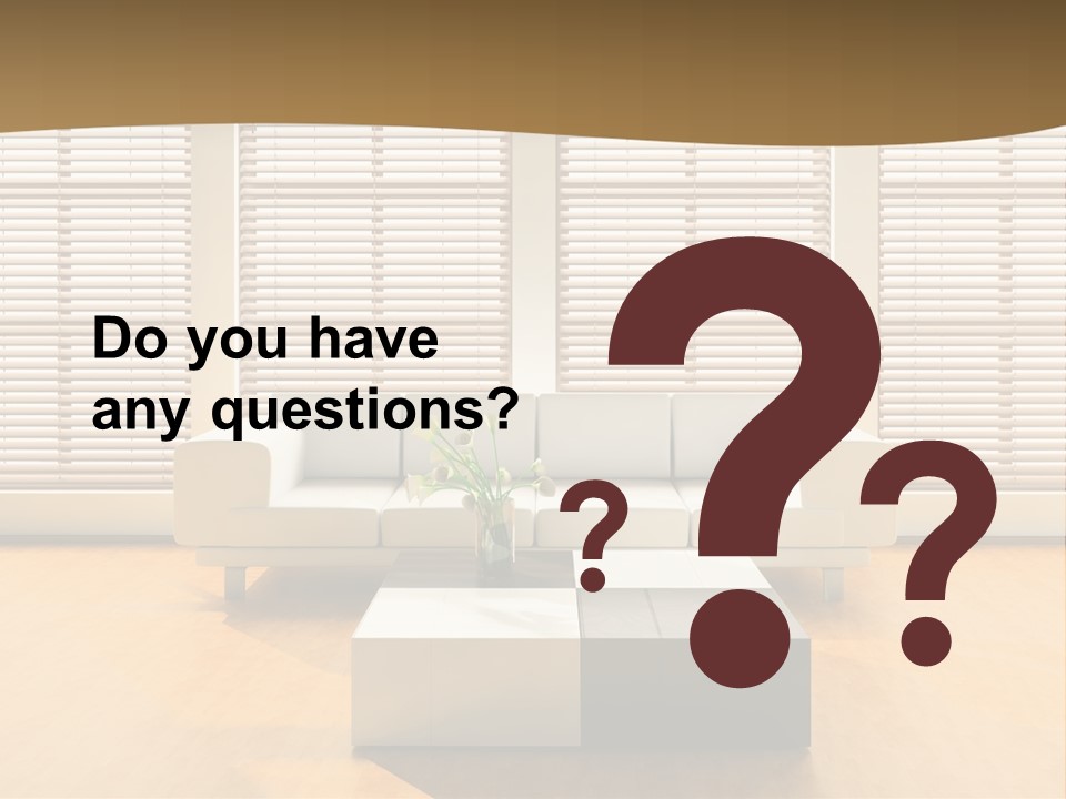 Room Life Elegance PowerPoint Template