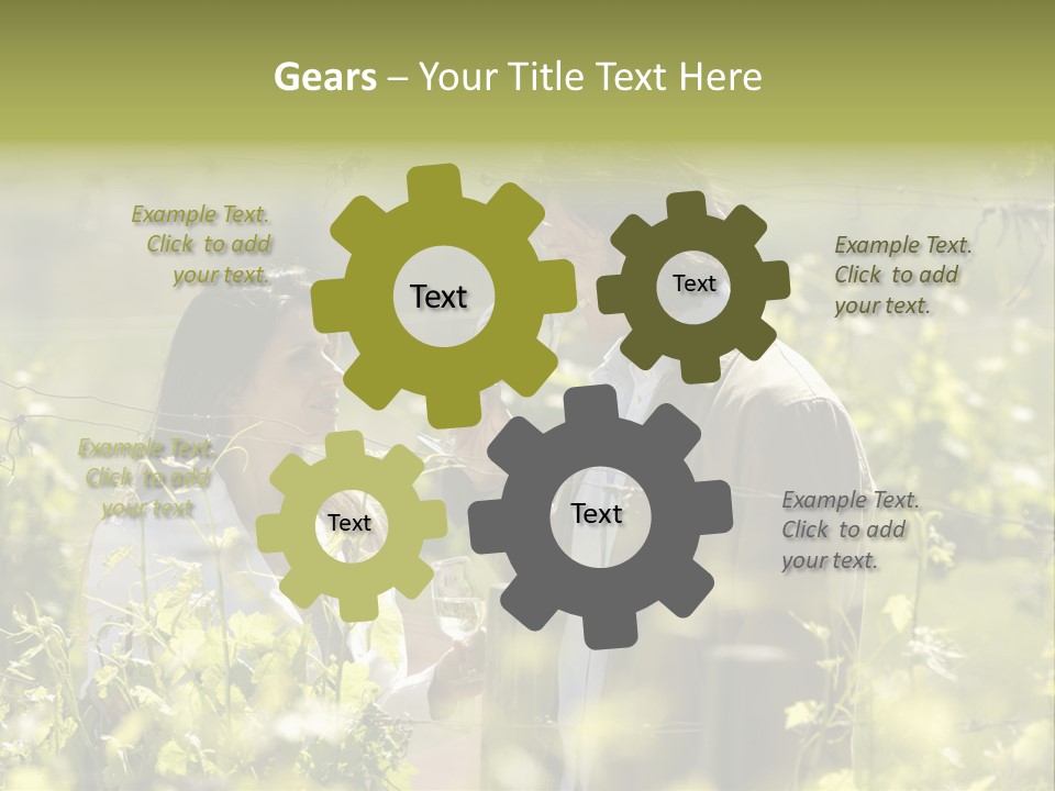 Vineyard Tasting Gourmet PowerPoint Template