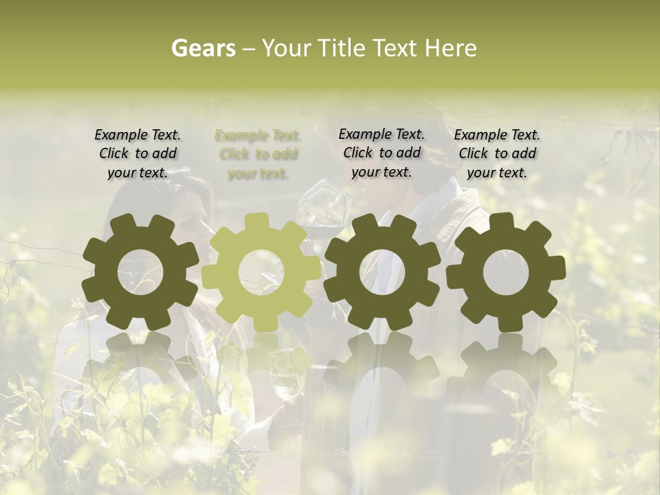 Vineyard Tasting Gourmet PowerPoint Template