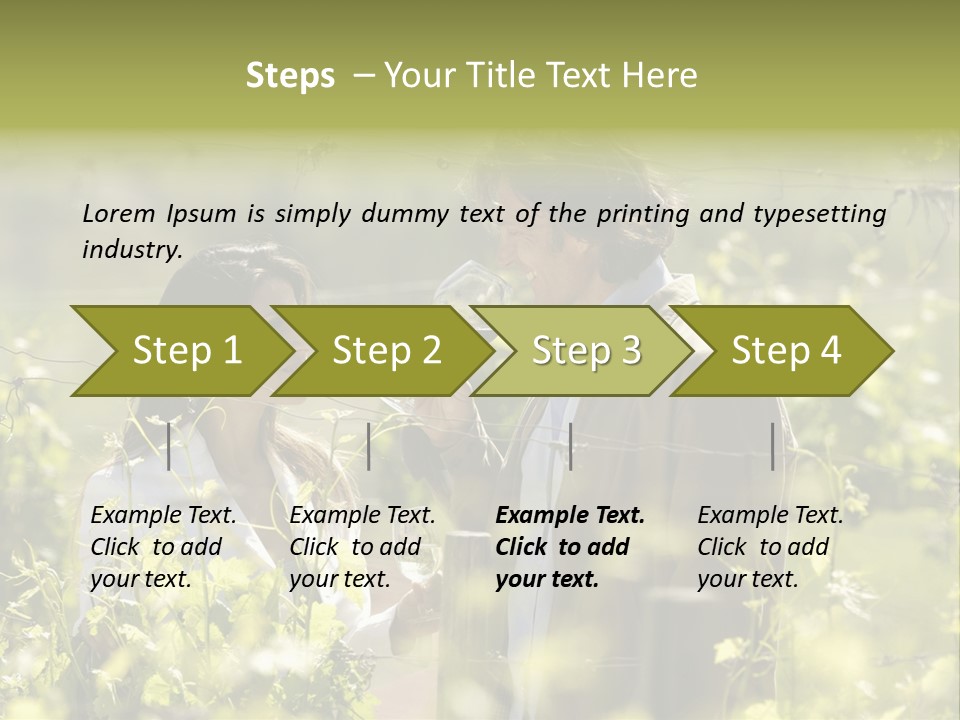 Vineyard Tasting Gourmet PowerPoint Template