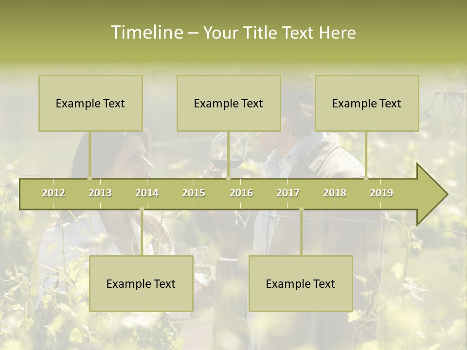 Vineyard Tasting Gourmet PowerPoint Template