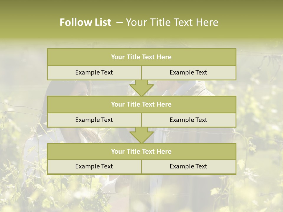 Vineyard Tasting Gourmet PowerPoint Template